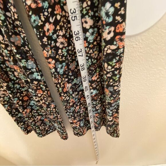 Stitch & Pine floral print smocked lightweight summer 
Jumpsuit wide leg L 14 - Picture 9 of 10